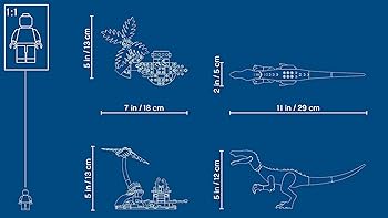 Amazon.com: LEGO Jurassic World Baryonyx Face Off: The
